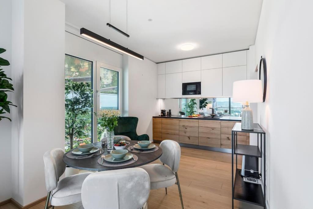 Design Apartment With Amazing View Over Βιέννη Εξωτερικό φωτογραφία